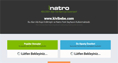 Desktop Screenshot of kivibebe.com