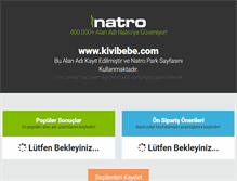 Tablet Screenshot of kivibebe.com